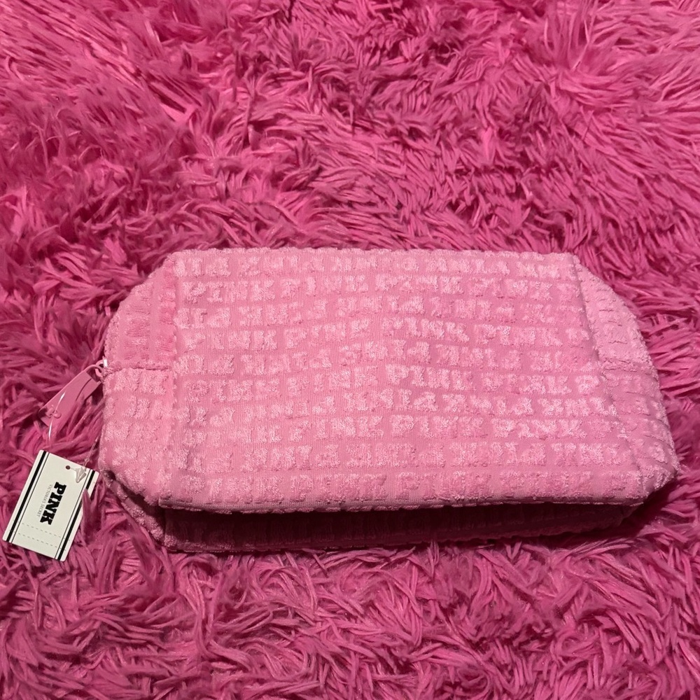 PINK Terry Makeup Bag